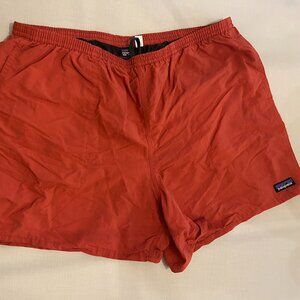 Mens Red/Orange Patagonia Swim Trunks, 3XL